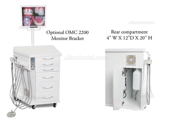 TPC OMC2375CV-SL/ OMC2375CV Dental All in One Delivery System Cart Unit